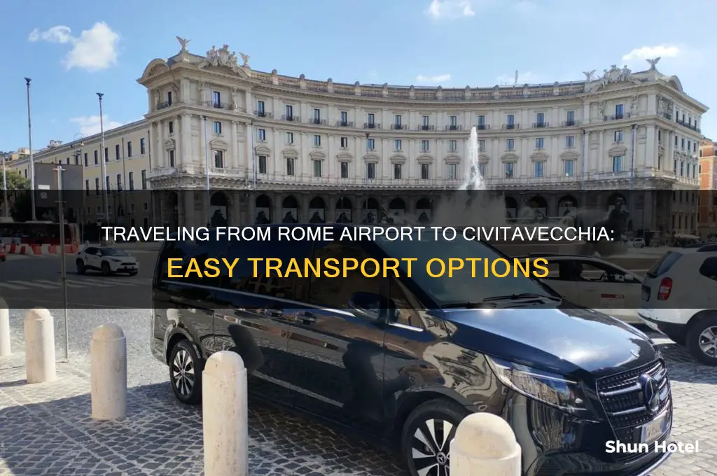 how to get from rome airport to civitavecchia