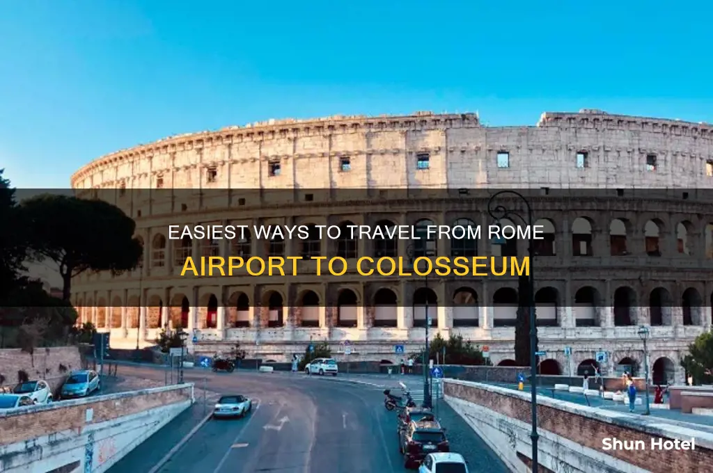 how to get from rome airport to colosseum