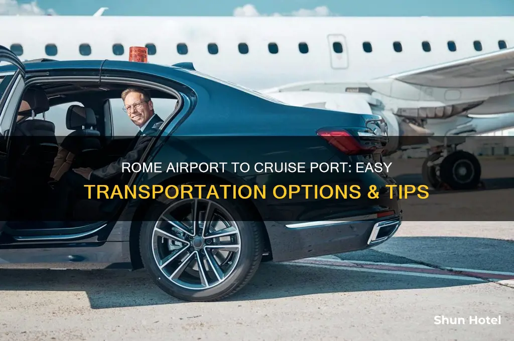 how to get from rome airport to cruise port