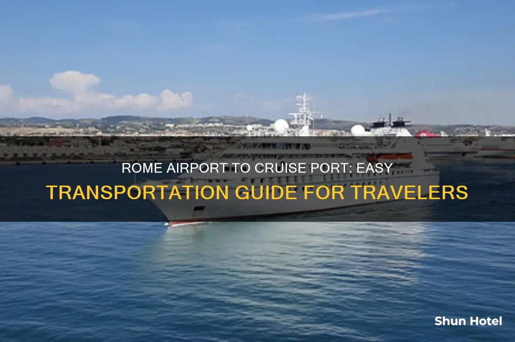 how to get from rome airport to cruise ship port