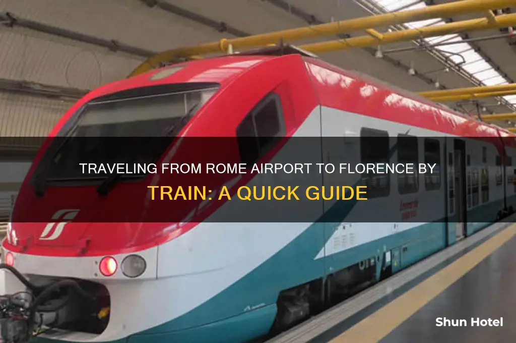 how to get from rome airport to florence by train