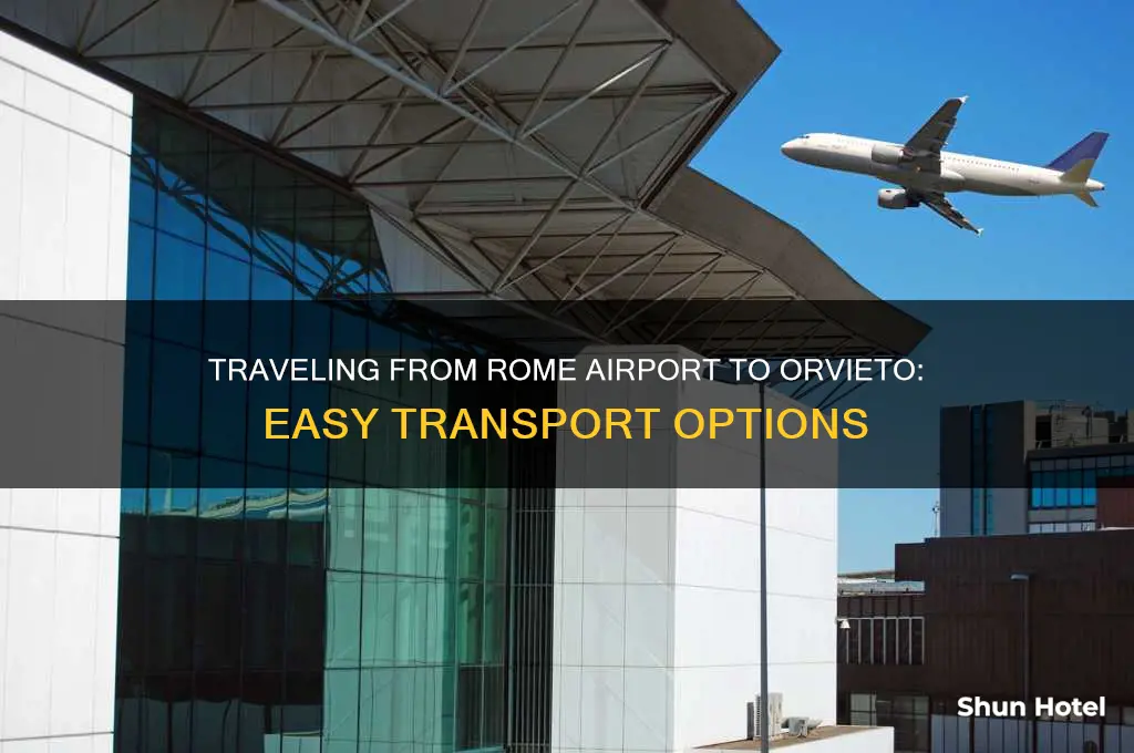 how to get from rome airport to orvieto
