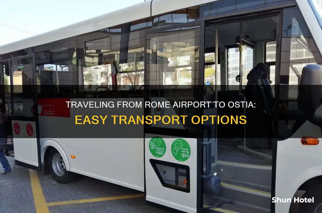 how to get from rome airport to ostia