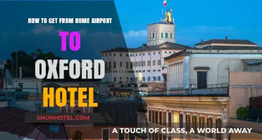 Traveling from Rome Airport to Oxford Hotel: Easy Transport Guide