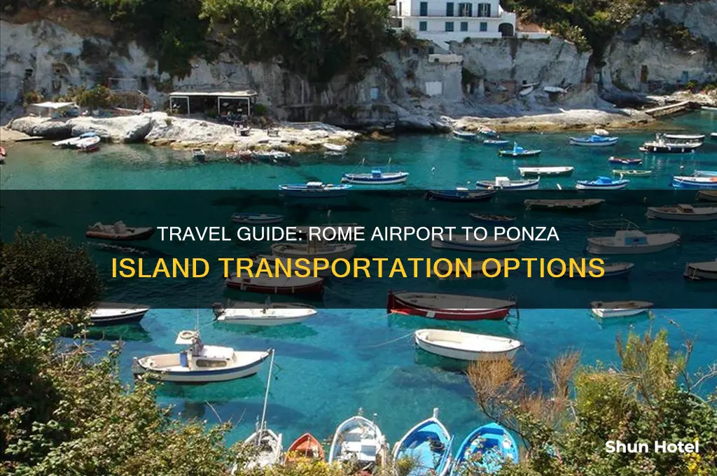 how to get from rome airport to ponza