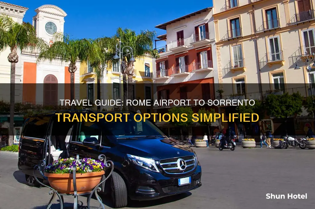 how to get from rome airport to sorrento