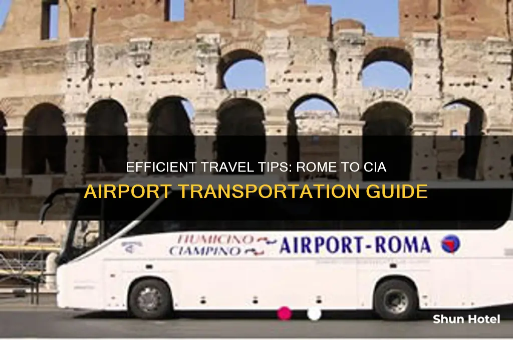 how to get from rome to cia airport
