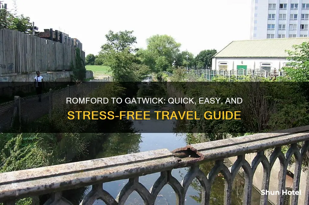 how to get from romford to gatwick airport