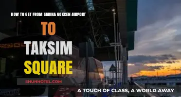 Sabiha Gokcen to Taksim: Easy Transport Options & Travel Tips