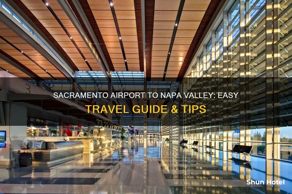 how to get from sacramento airport to napa valley