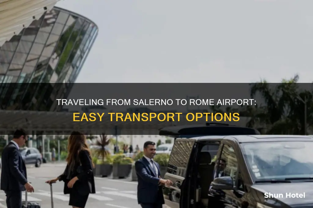 how to get from salerno to rome airport