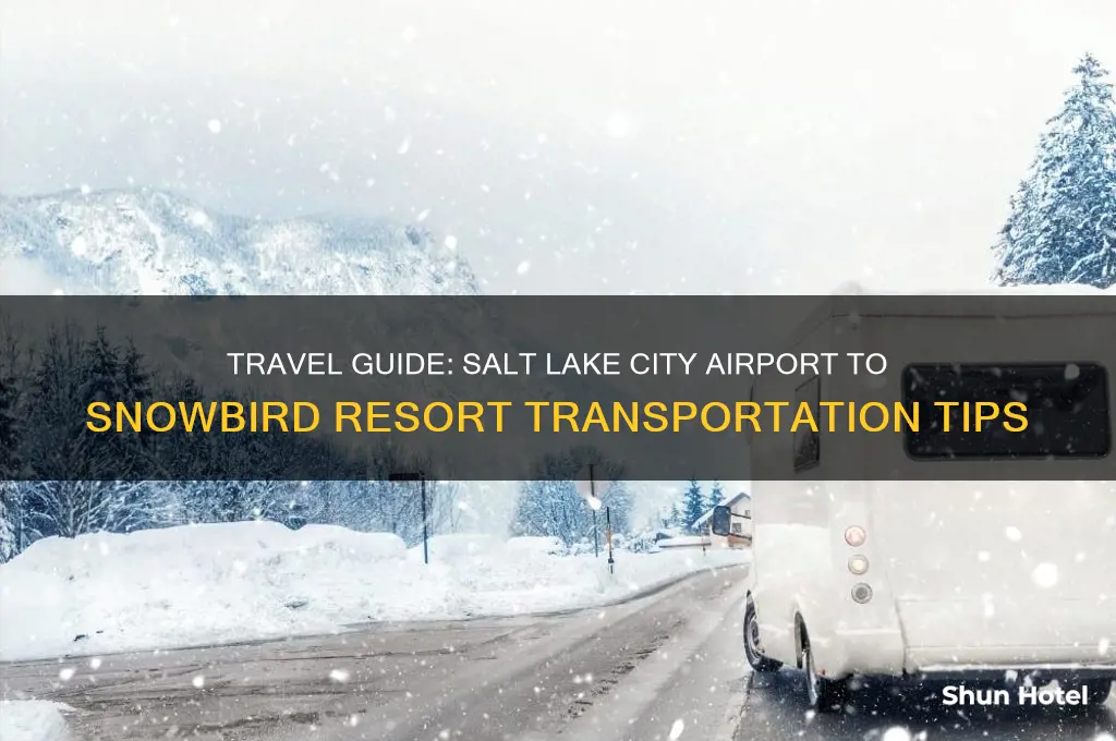 how to get from salt lake city airport to snowbird
