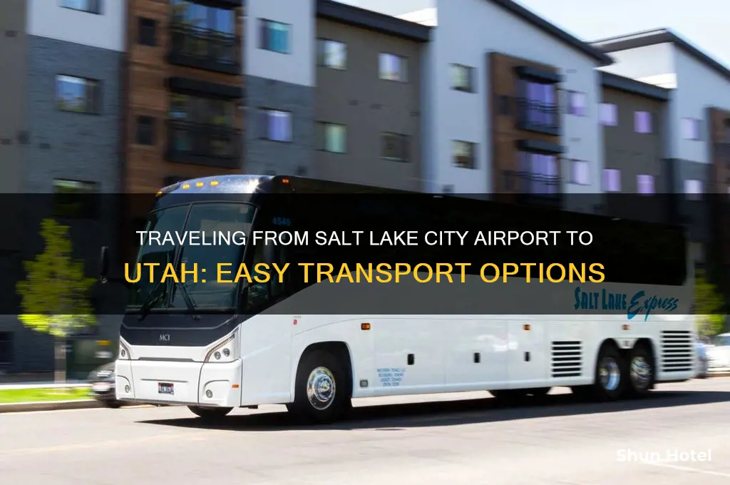 how to get from salt lake city airport to utah