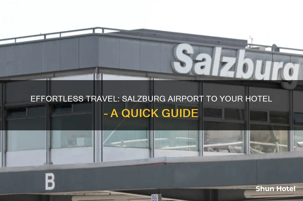 how to get from salzburg airport to hotel