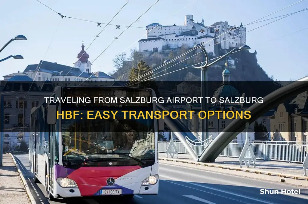 how to get from salzburg airport to salzburg hbf
