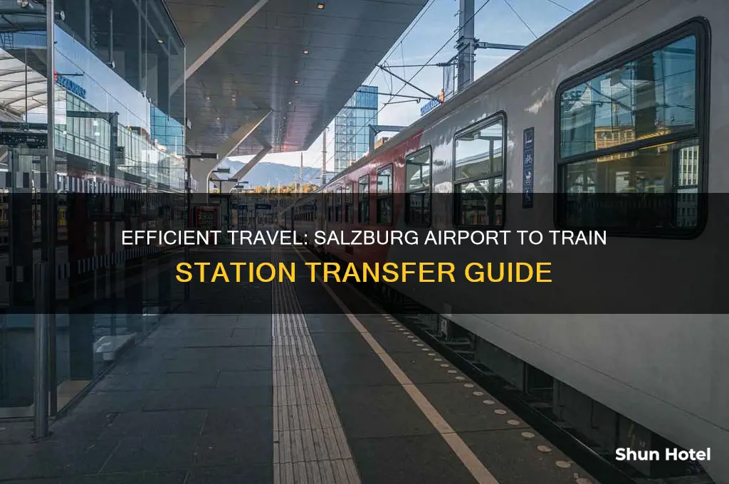 how to get from salzburg airport to train station