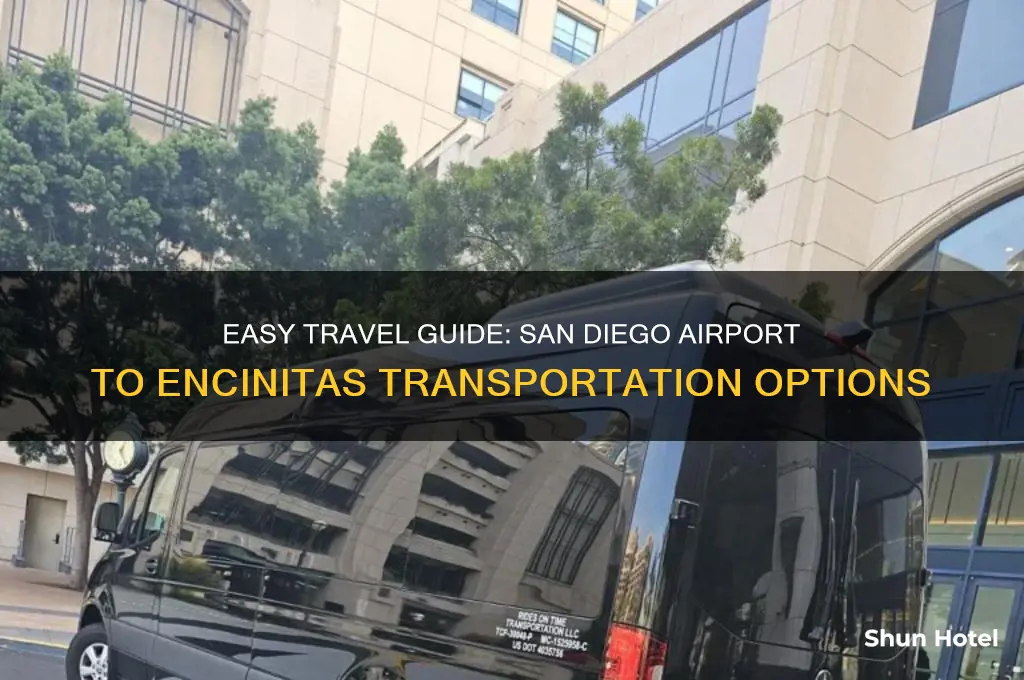 how to get from san airport to encinatas