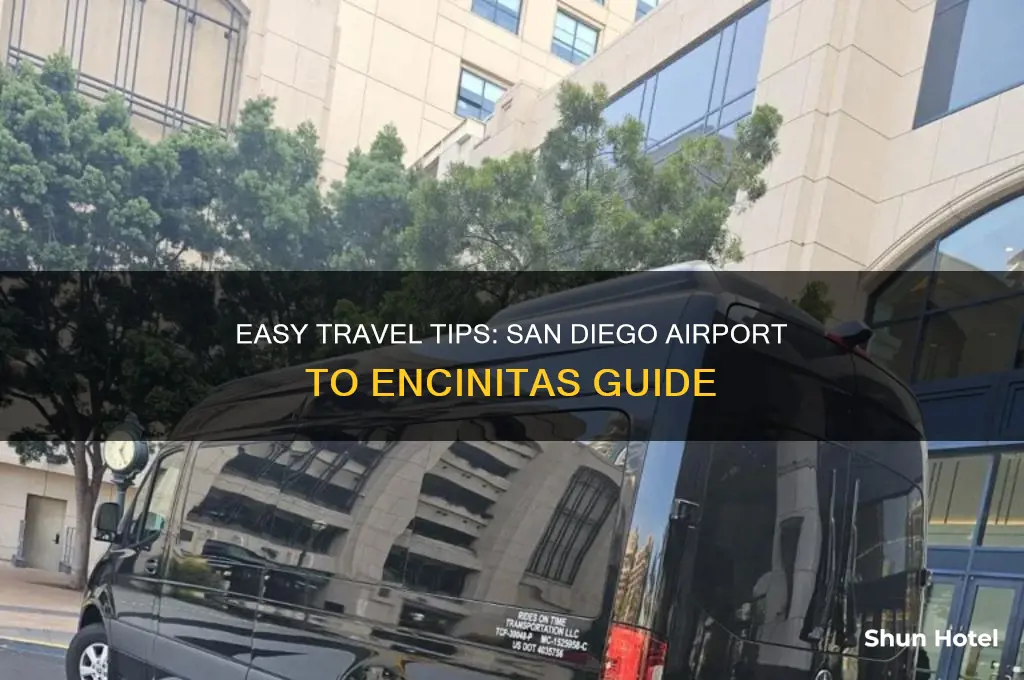 how to get from san diego airport to encinitas