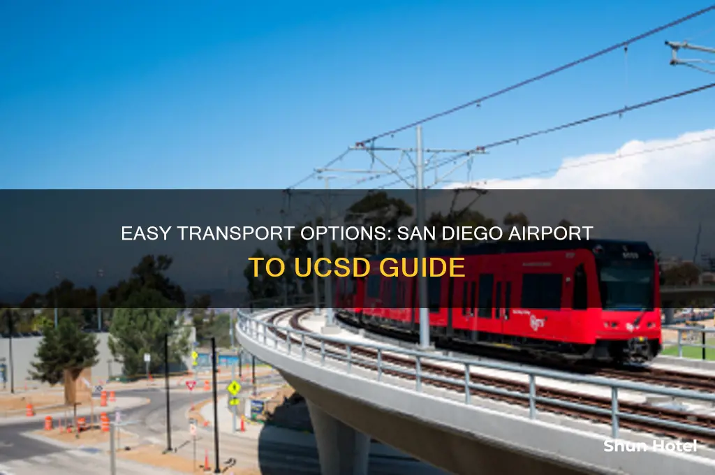 how to get from san diego airport to ucsd