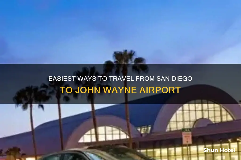 how to get from san diego to john wayne airport