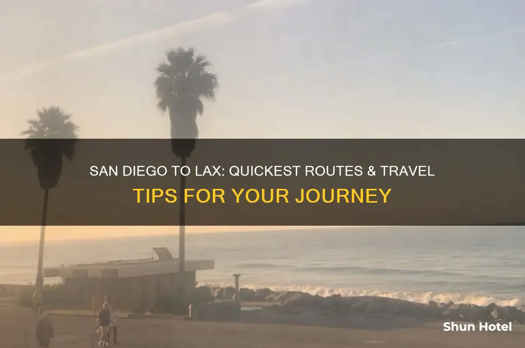 how to get from san diego to lax airport
