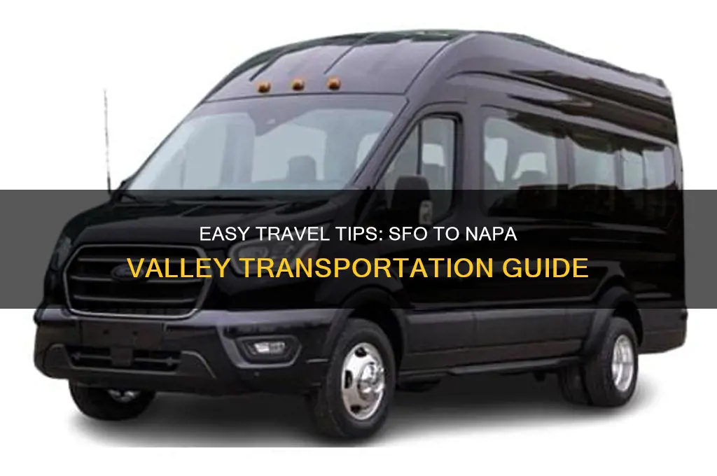 how to get from san fran airport to napa