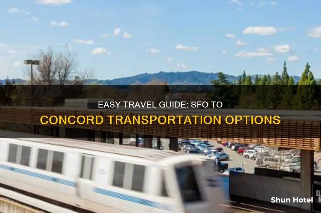 how to get from san francisco airport to concord