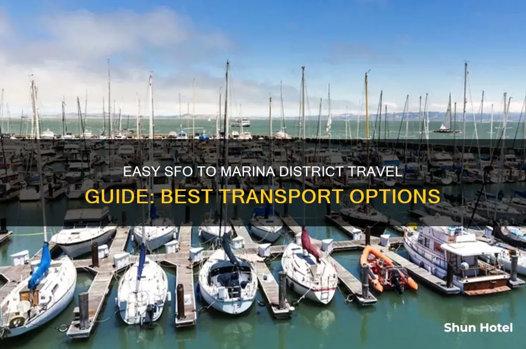 how to get from san francisco airport to marina district