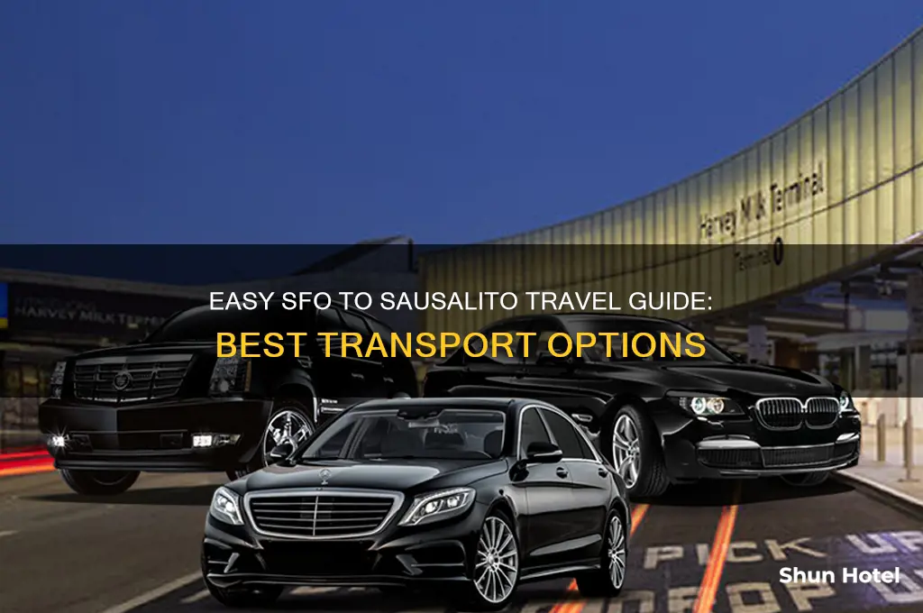 how to get from san francisco airport to sausalito