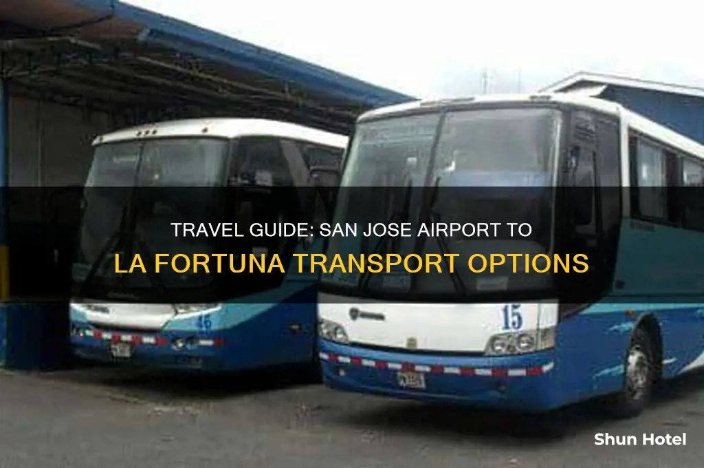 how to get from san jose airport to la fortuna