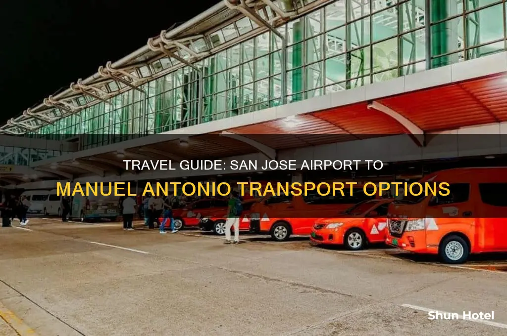 how to get from san jose airport to manuel antonio