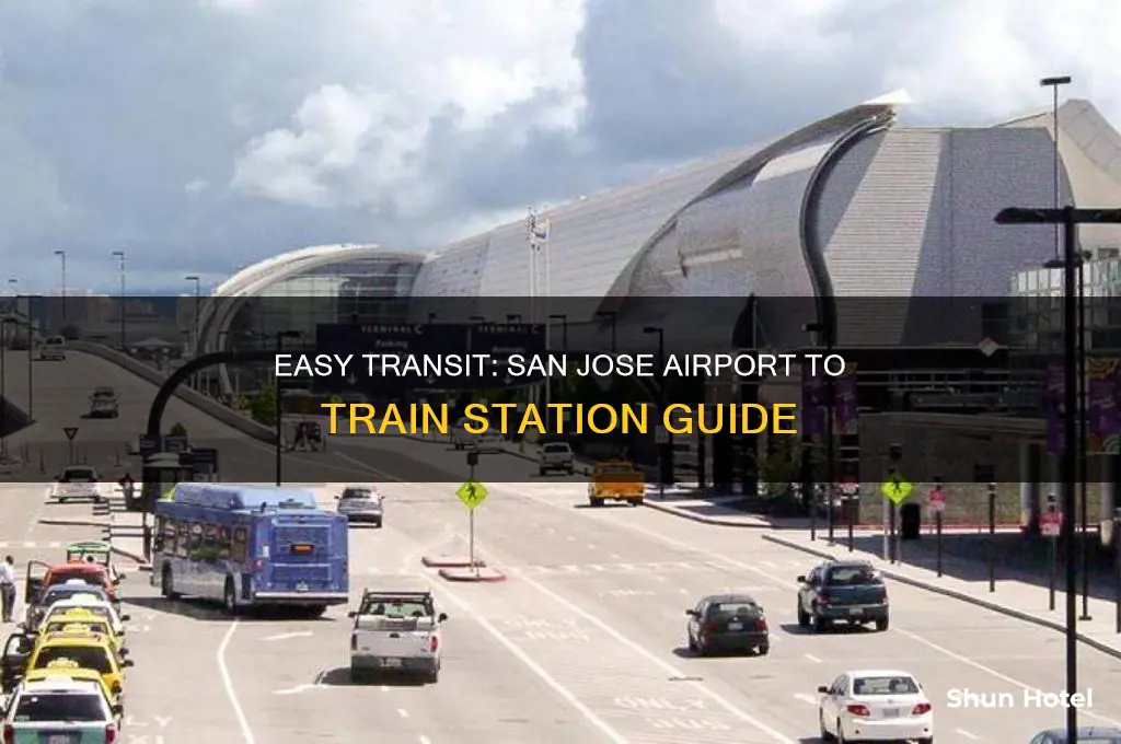 how to get from san jose airport to train station