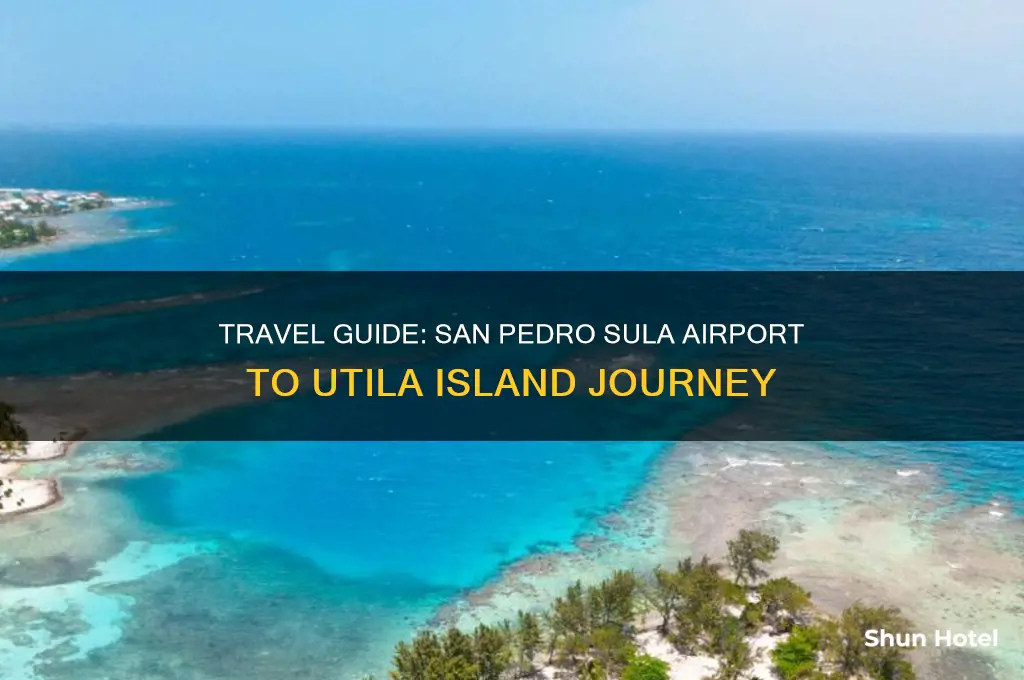 how to get from san pedroa sula airport to utila