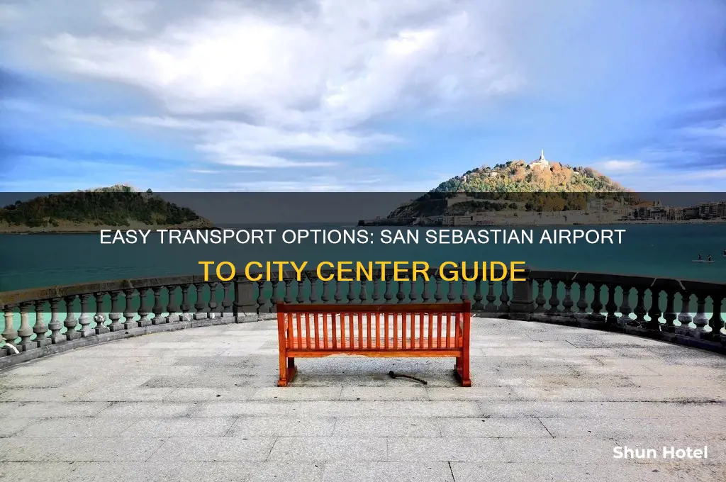 how to get from san sebastian airport to san sebastian