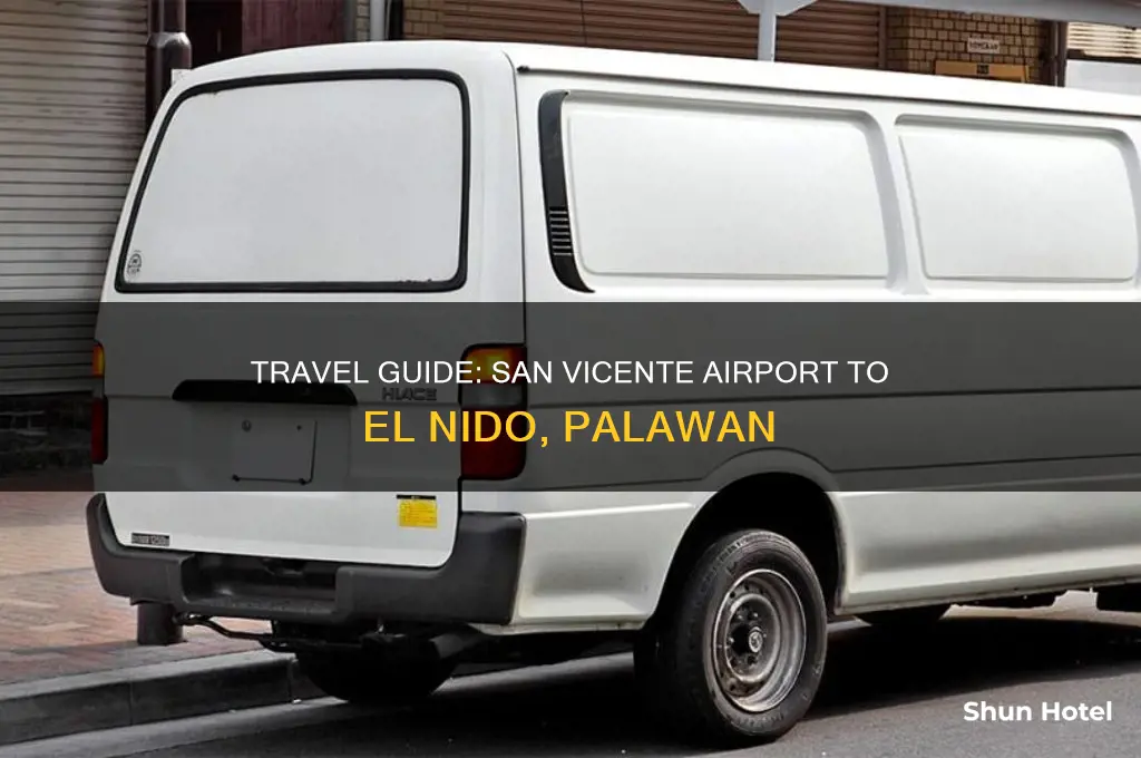 how to get from san vicente airport to el nido