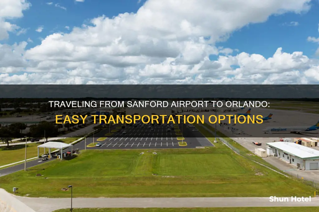 how to get from sanford airport to orlando