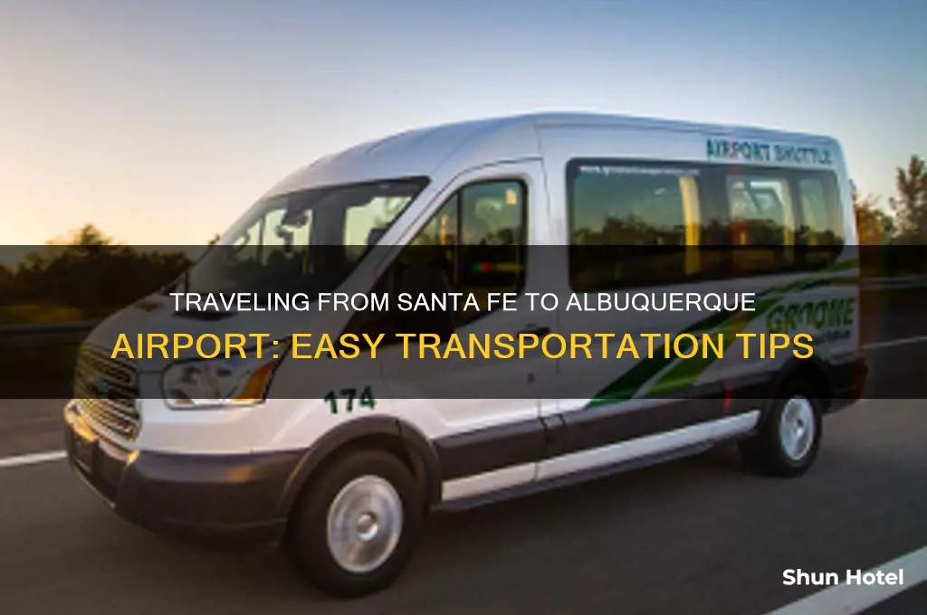 how to get from santa fe to albuquerque airport