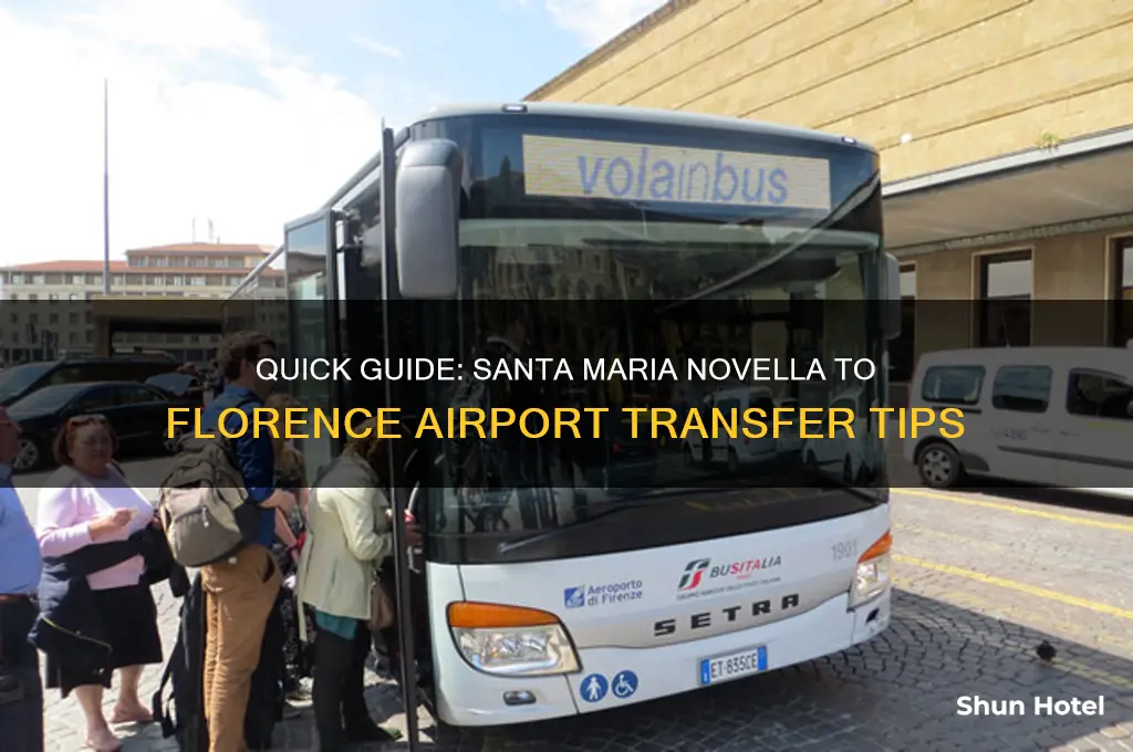 how to get from santa maria novella to florence airport