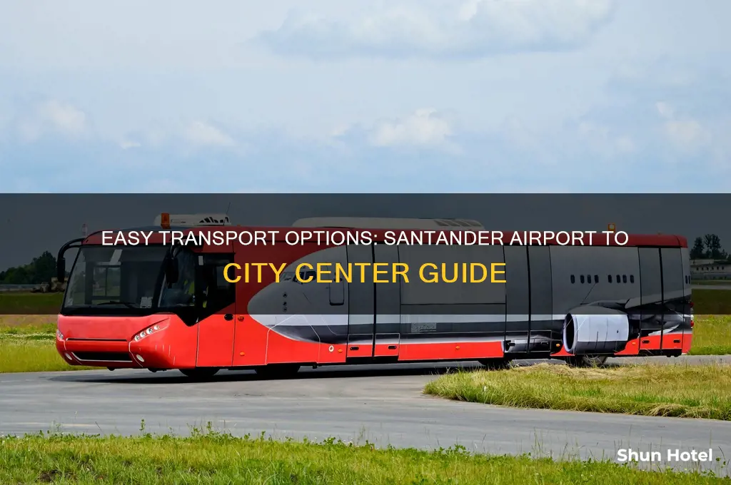 how to get from santander airport to city center