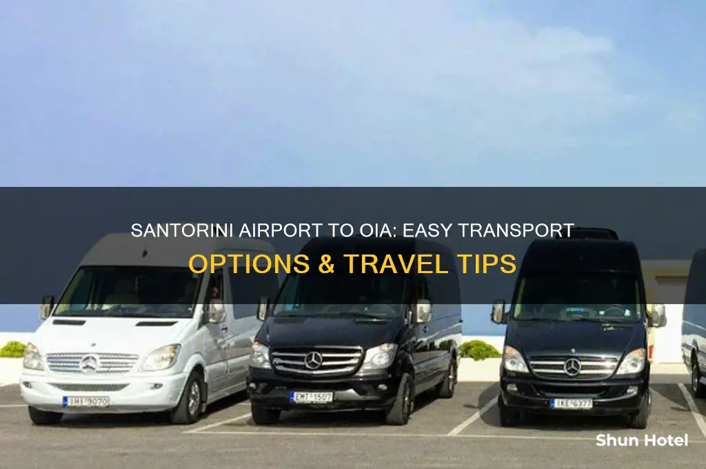 how to get from santorini airport to oia