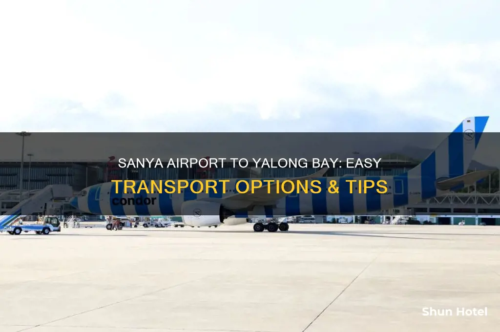 how to get from sanya airport to yalong bay