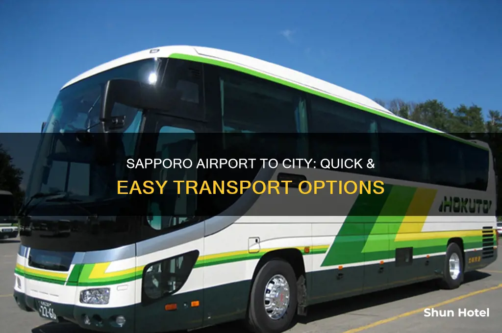 how to get from sapporo airport to sapporo city