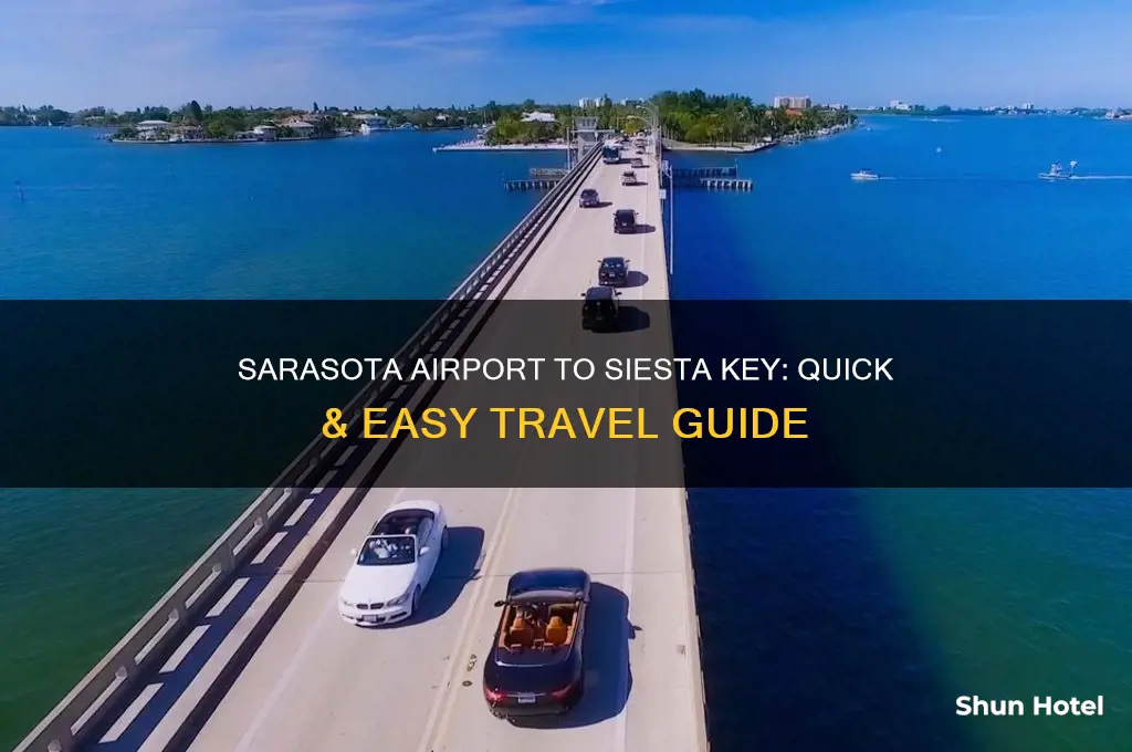 how to get from sarasota airport to siesta key