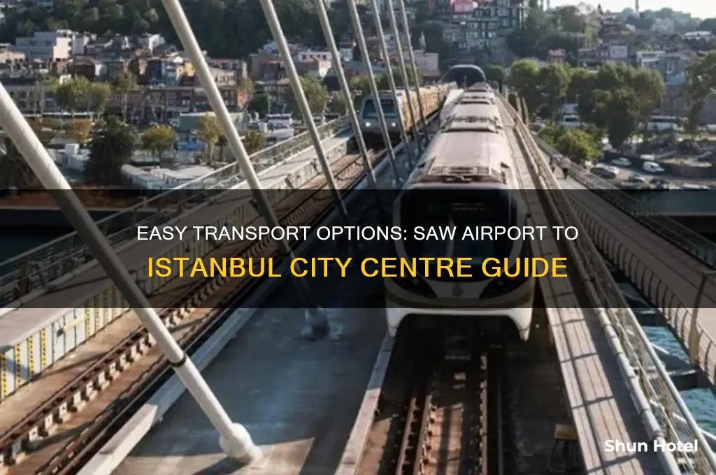 how to get from saw airport to city centre