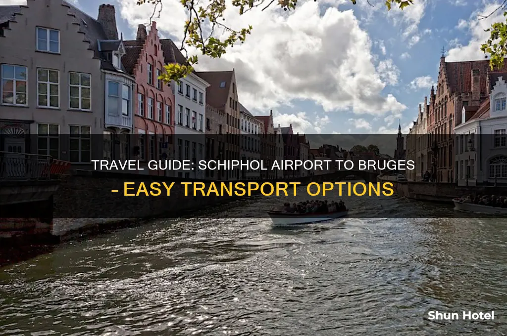 how to get from schiphol airport to bruges