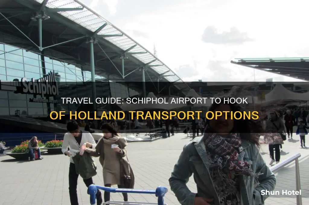 how to get from schiphol airport to hook of holland