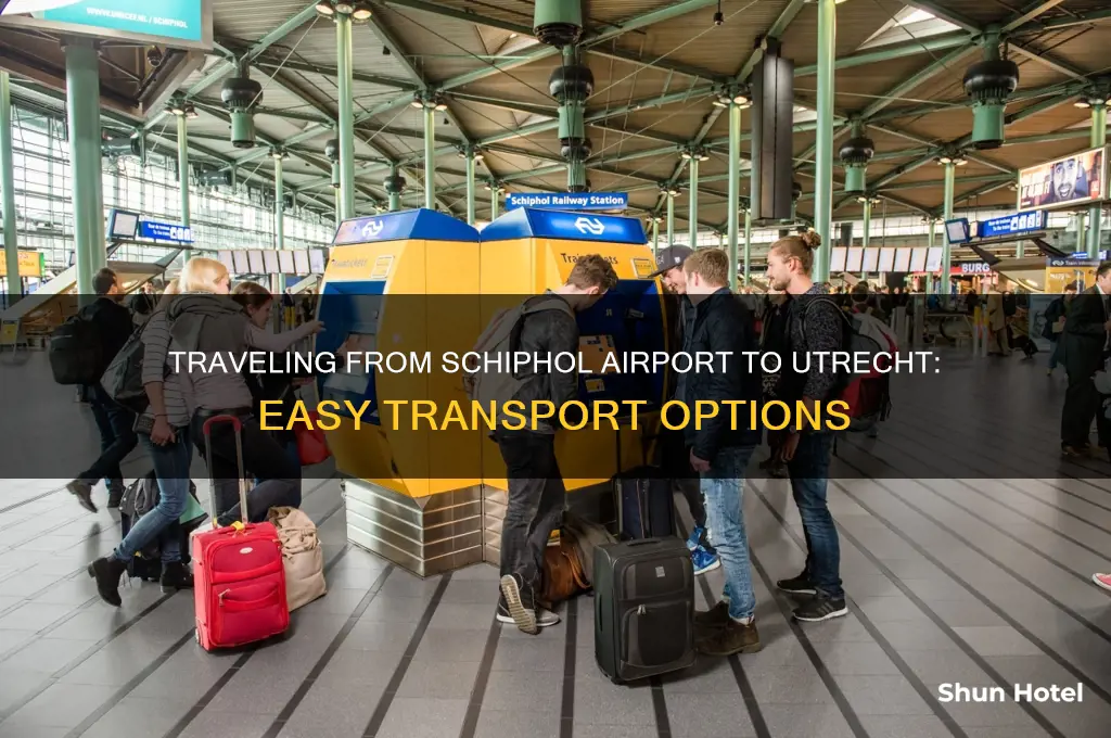 how to get from schiphol airport to utrecht