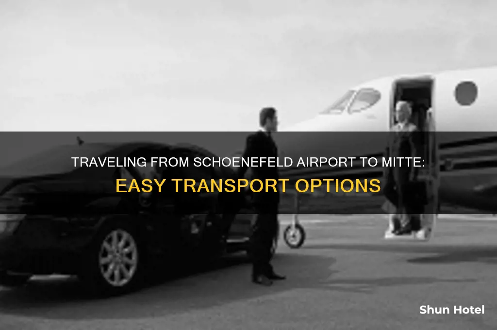 how to get from schoenefeld airport to mitte