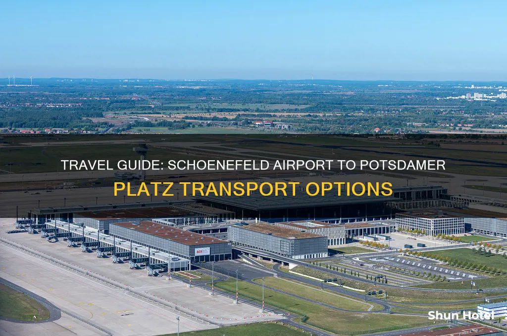 how to get from schoenefeld airport to potsdamer platz