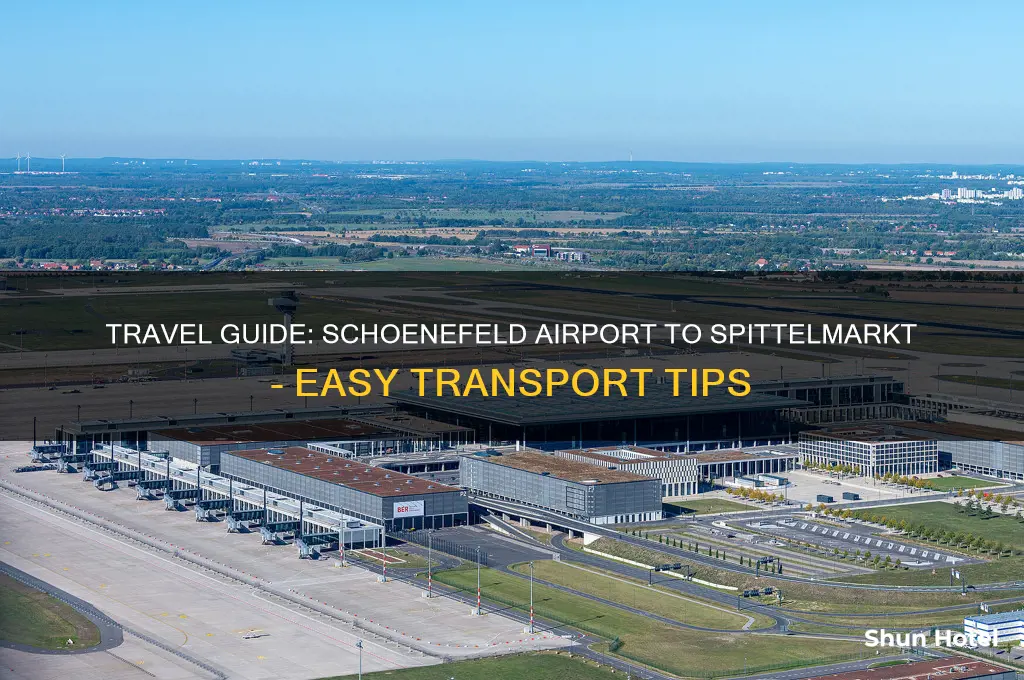 how to get from schoenefeld airport to spittelmarkt